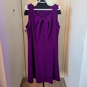 Purple cocktail dress
